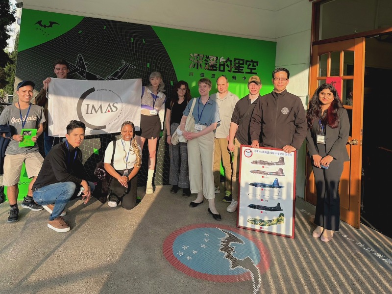 IMAS Students in Front of the Memorial Hall