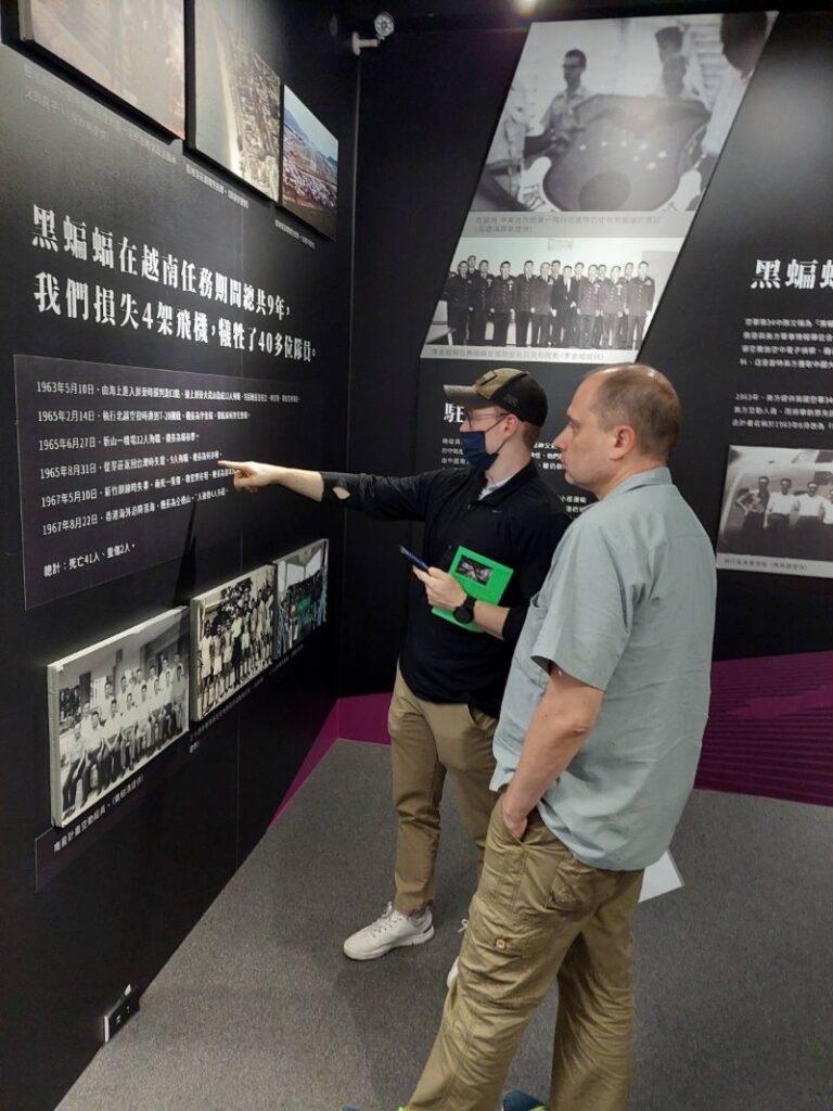 IMAS Students in the Black Bat Squadron Memorial Hall