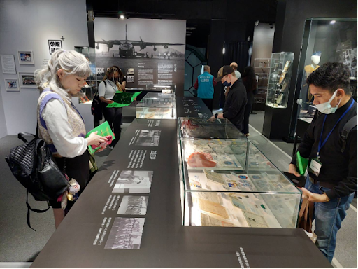 IMAS Students in the Black Bat Squadron Memorial Hall