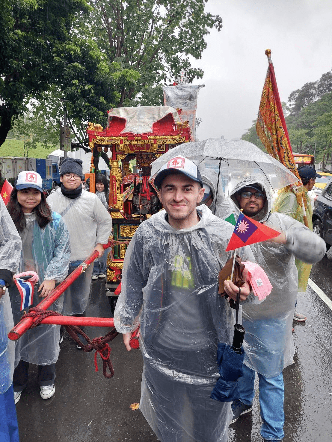 IMAS participants are tasked with carrying the palanquin of the deity. (1)