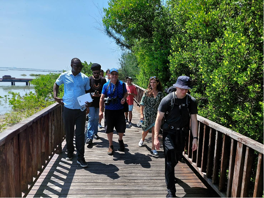 Students and scholars embarked on an expedition to explore the lush mangrove forests of a remote, inhabited island.