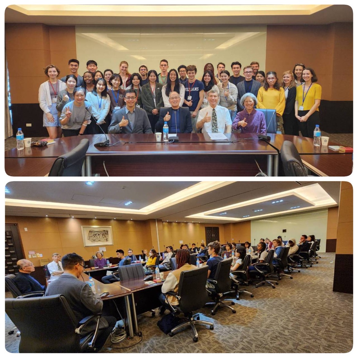 Dr. David Tawei Lee, the Chairman of the Straits Exchange Foundation, discussed current relations between the US, Taiwan, and China with participants from both institutes