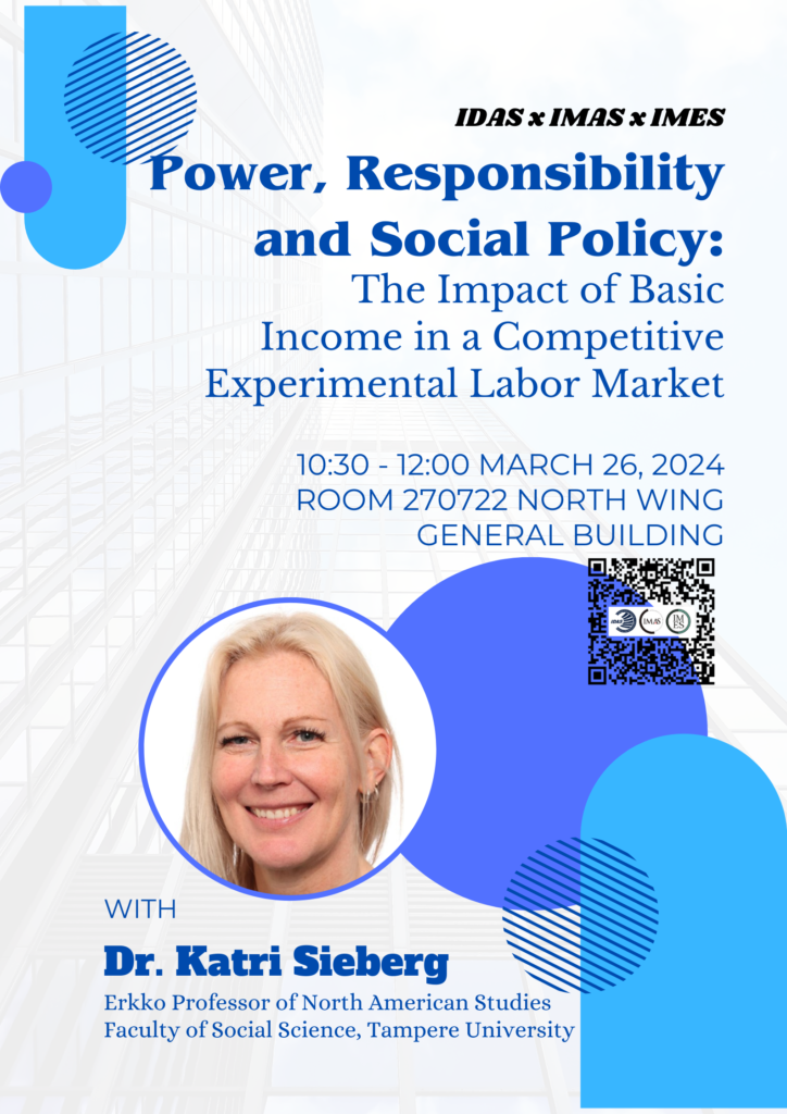 Power, Responsibility and Social Policy: The Impact of Basic Income in a Competitive Experimental Labor Market