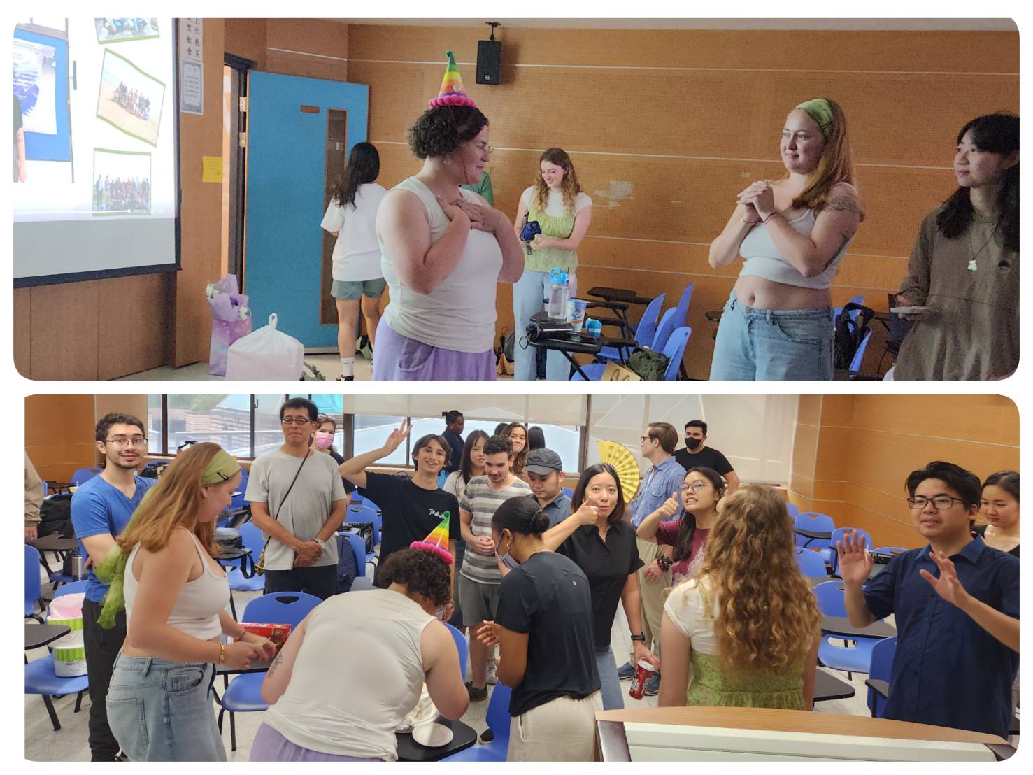The Sports Day not only deepened the students' friendships but also fostered precious team chemistry. Students spontaneously offering birthday wishes to their class representative is the best symbol o